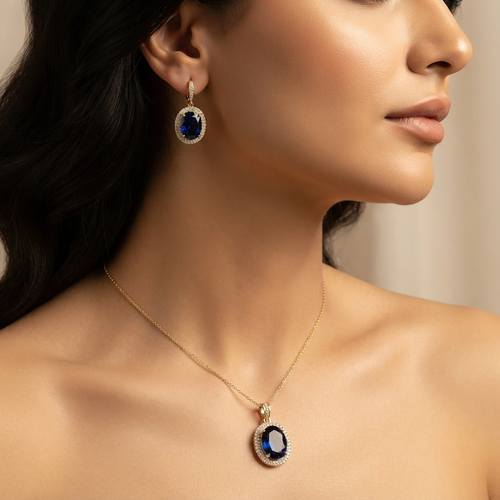 نیم ست سرمه ای